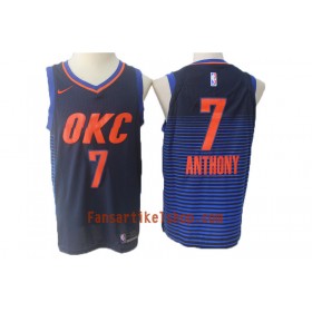 NBA Oklahoma City Thunder Trikot Carmelo Anthony 7 Nike 2017-18 marineblau Swingman - Herren